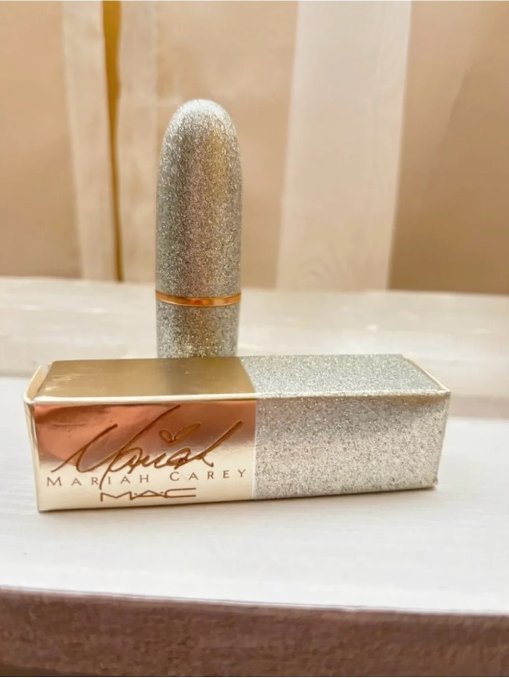 MAC Cosmetics Metallic Rose Bronze Lipstick